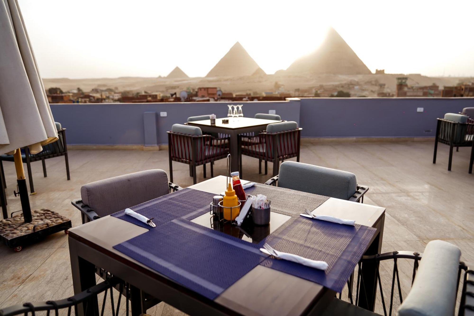 Pyramids Hotel Kafrat al Jabal Exterior foto